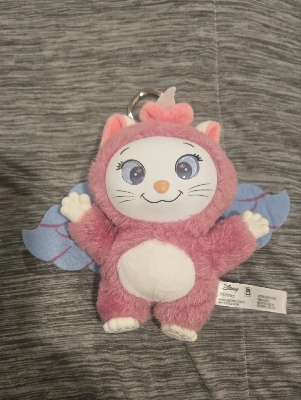 Disney Pink Plush Bat Character with Blue Wings
